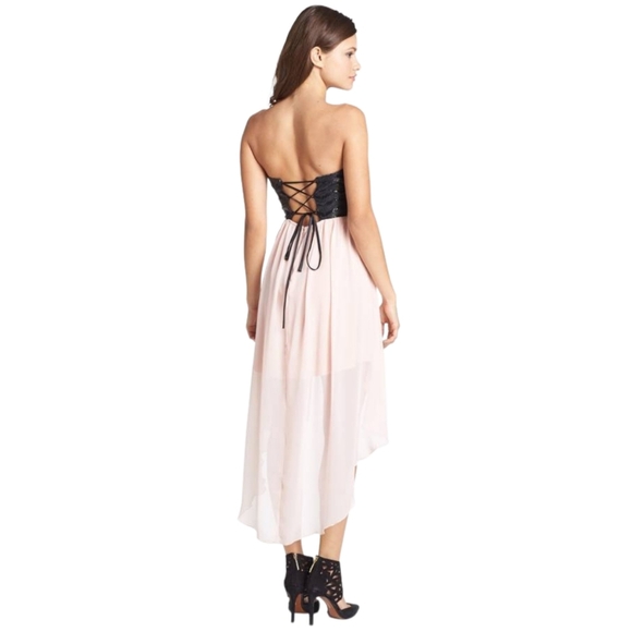 Trixxi Sequin High Low Dress - Picture 3 of 14